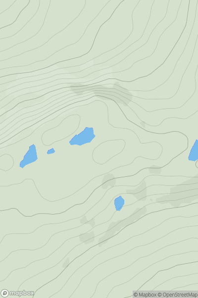 Thumbnail image for Carn Dearg [Loch Arkaig to Glen Moriston] showing contour plot for surrounding peak